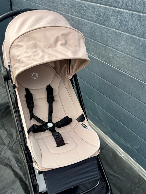 Bugaboo Butterfly desert taupe certified refurbished — front view | Buggy Pitstop
