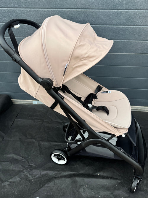 Bugaboo Butterfly desert taupe certified refurbished — side profile | Buggy Pitstop